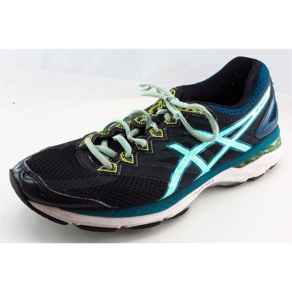 Asics GT-2000 Running Shoes‎ Black Fabric Women 8.5 Medium - Picture 1 of 7